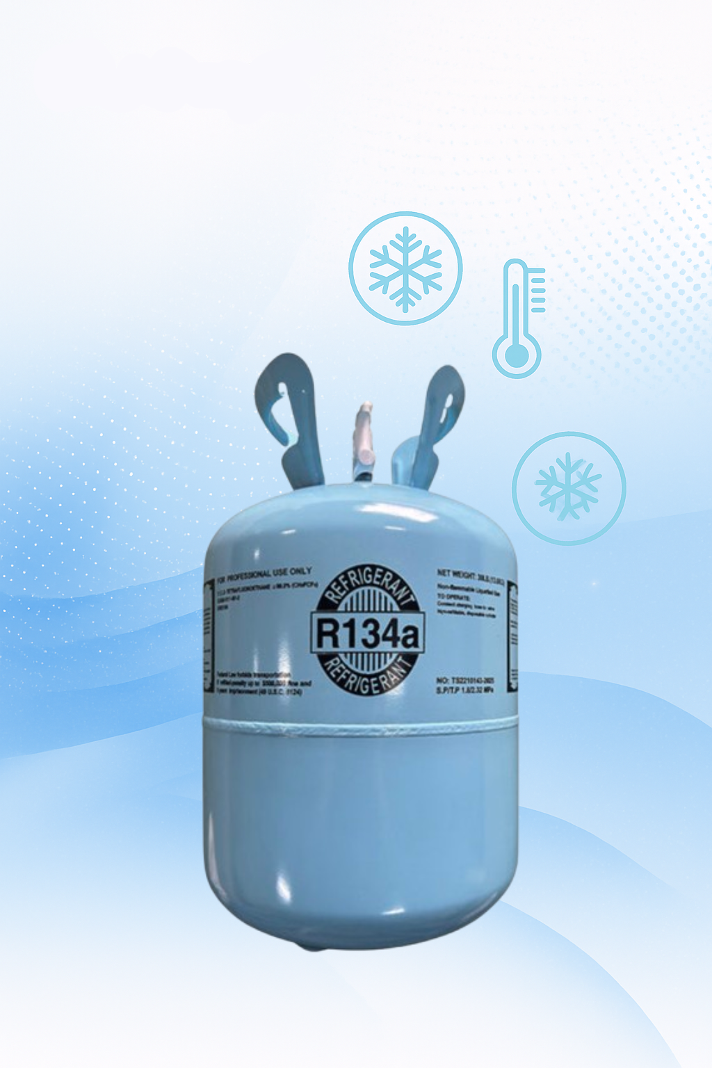 Premium Quality R134A Refrigerant - 30lb Capacity for AC Systems