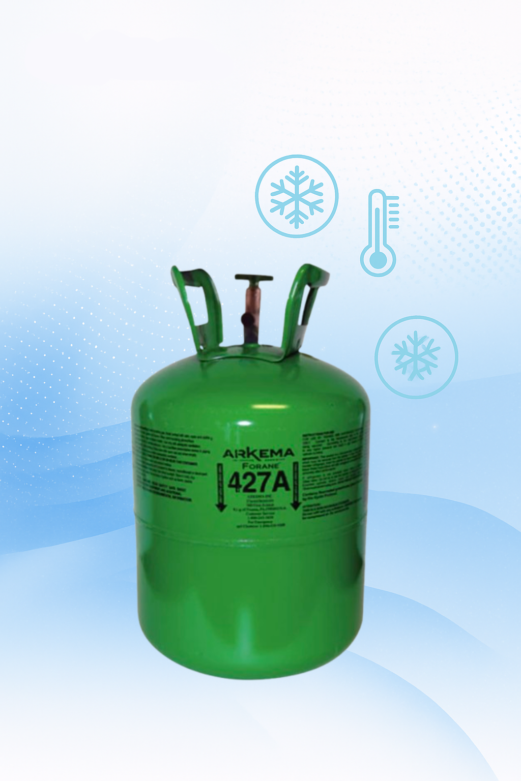 R-427A 25 LB Professional Grade Refrigerant for HVAC Systems